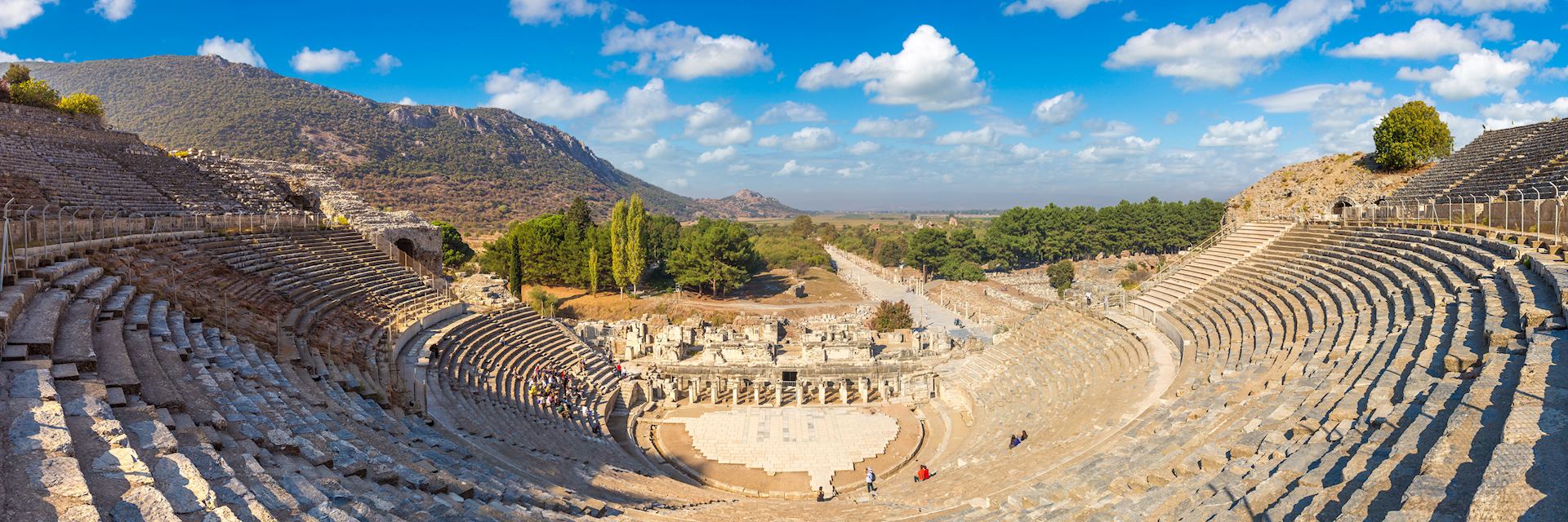 Ancient amphitheater in Ephesus