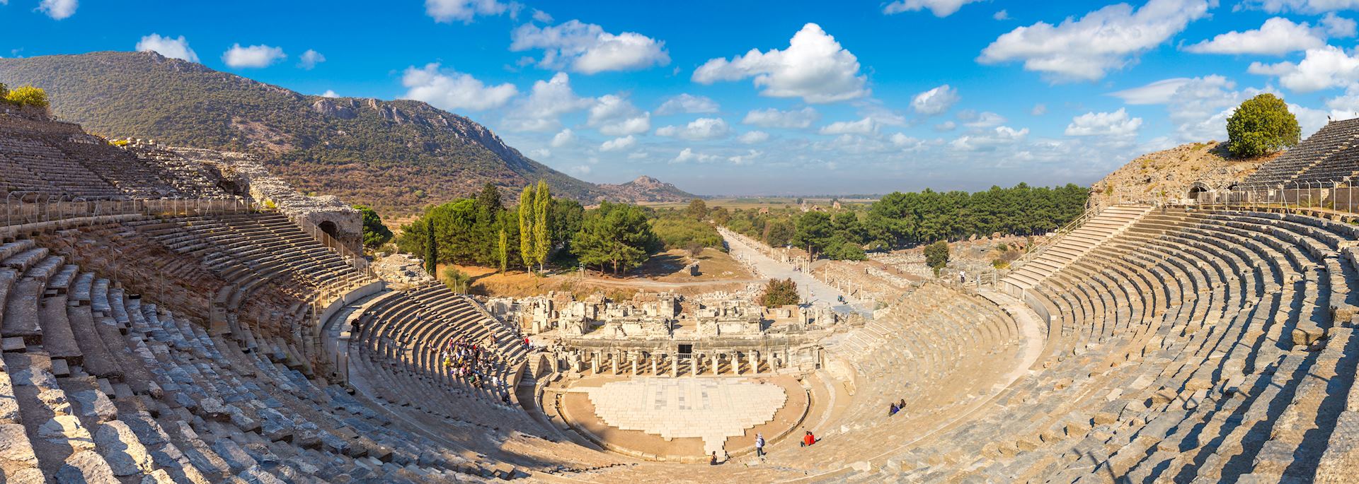 Ancient amphitheater in Ephesus