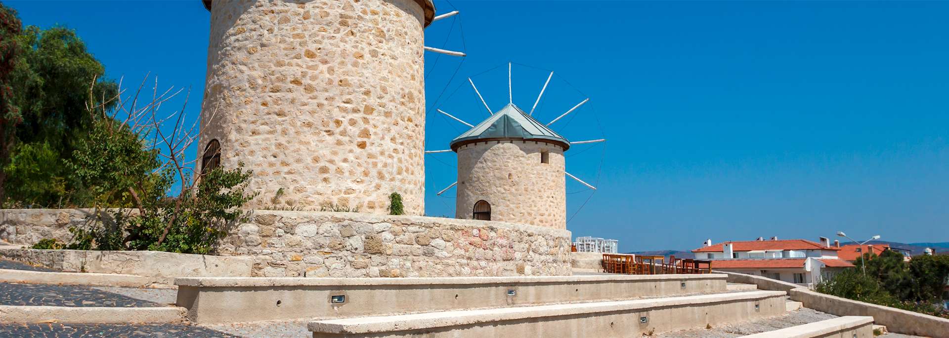 Old stone mill, Alaçati