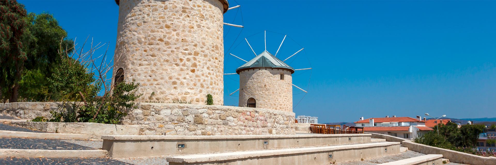 Old stone mill, Alaçati