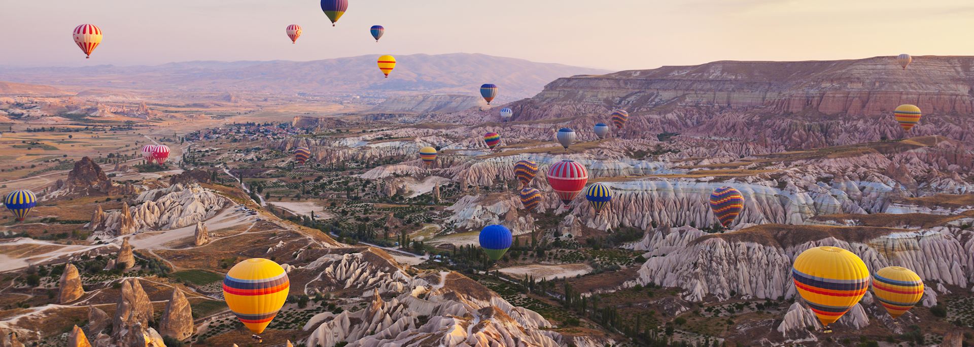 Hot air balloons over Cappadocia