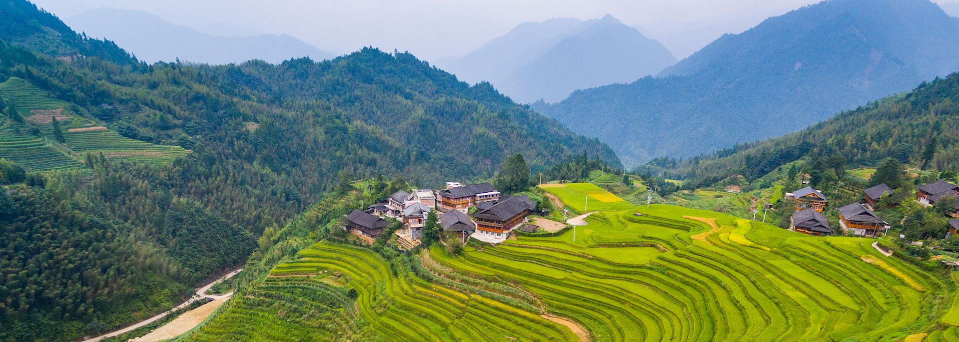 Terraced fields in Longji