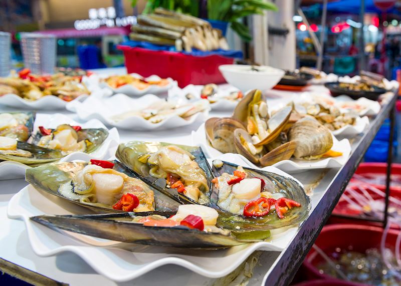 Fish stall in Kowloon