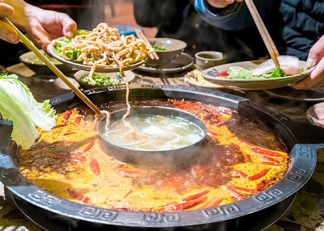 Sichuan hot pot Sichuan hot pot