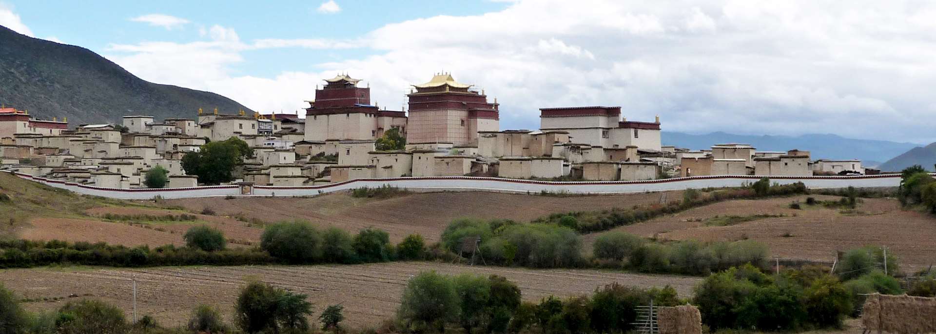 View of Songzanlin Monastery from Songtsam Retreat, Yunnan province
