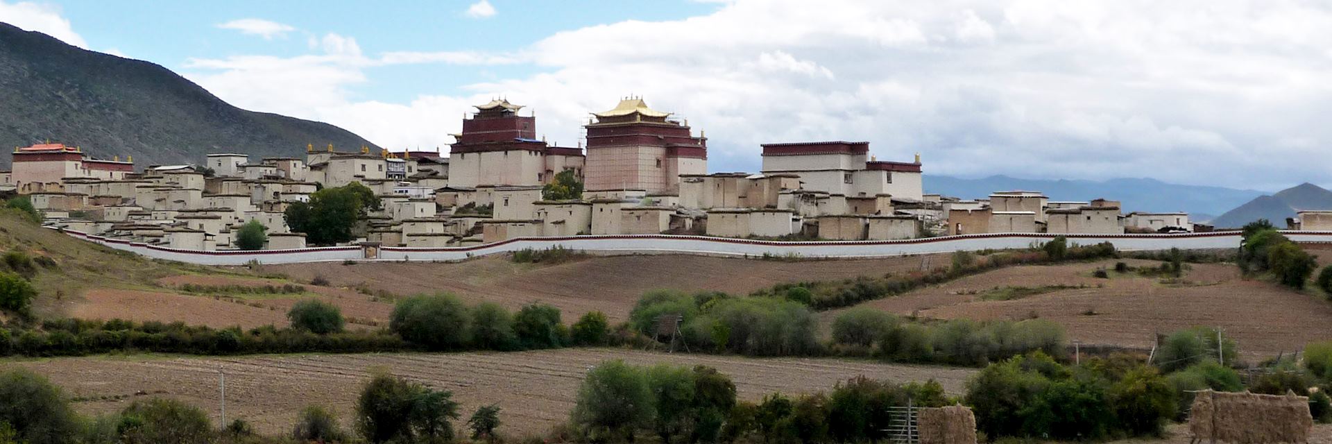 View of Songzanlin Monastery from Songtsam Retreat, Yunnan province