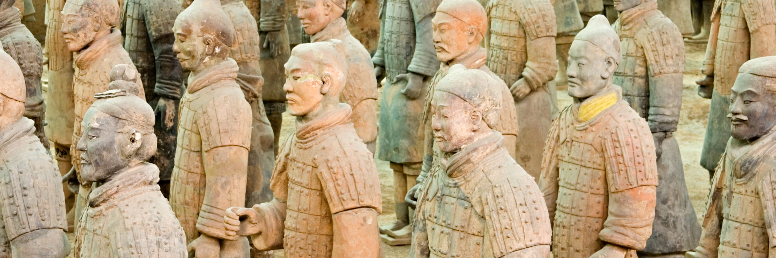 Chinese Terracotta army warrior clay figure 