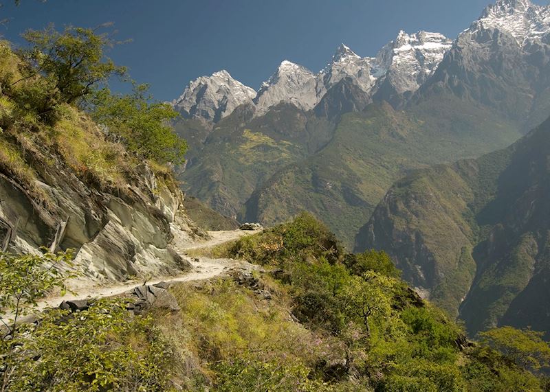 Trekking path, Tiger Leaping Gorge, Yunnan province