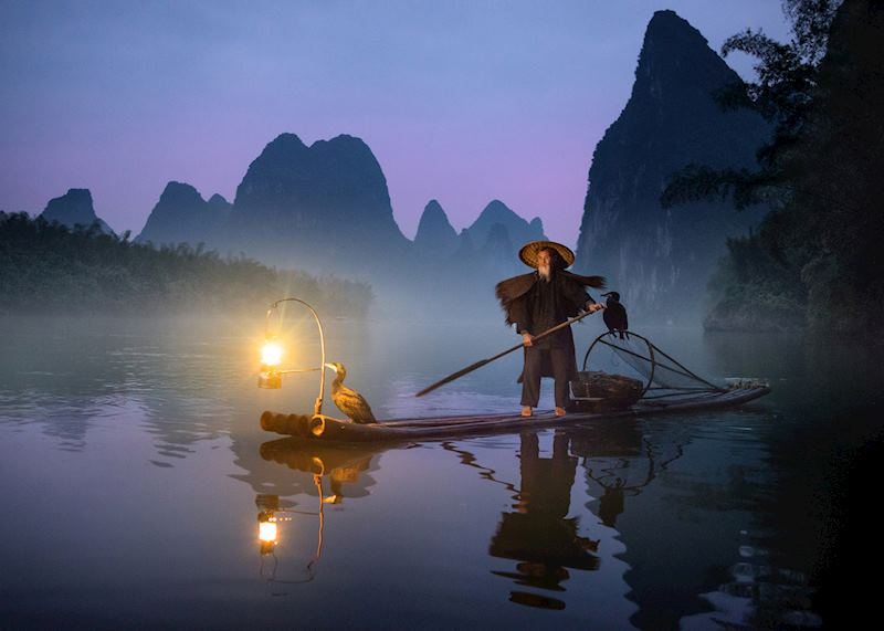 Cormorant fisherman, Yangshuo