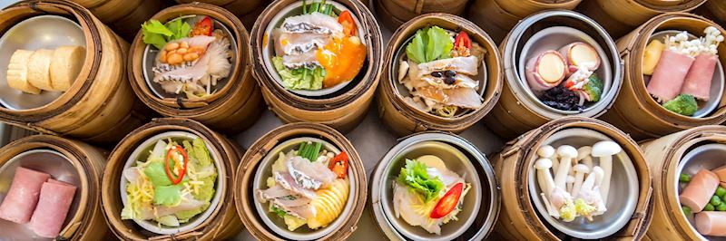 Enjoy dim sum in Hong Kong