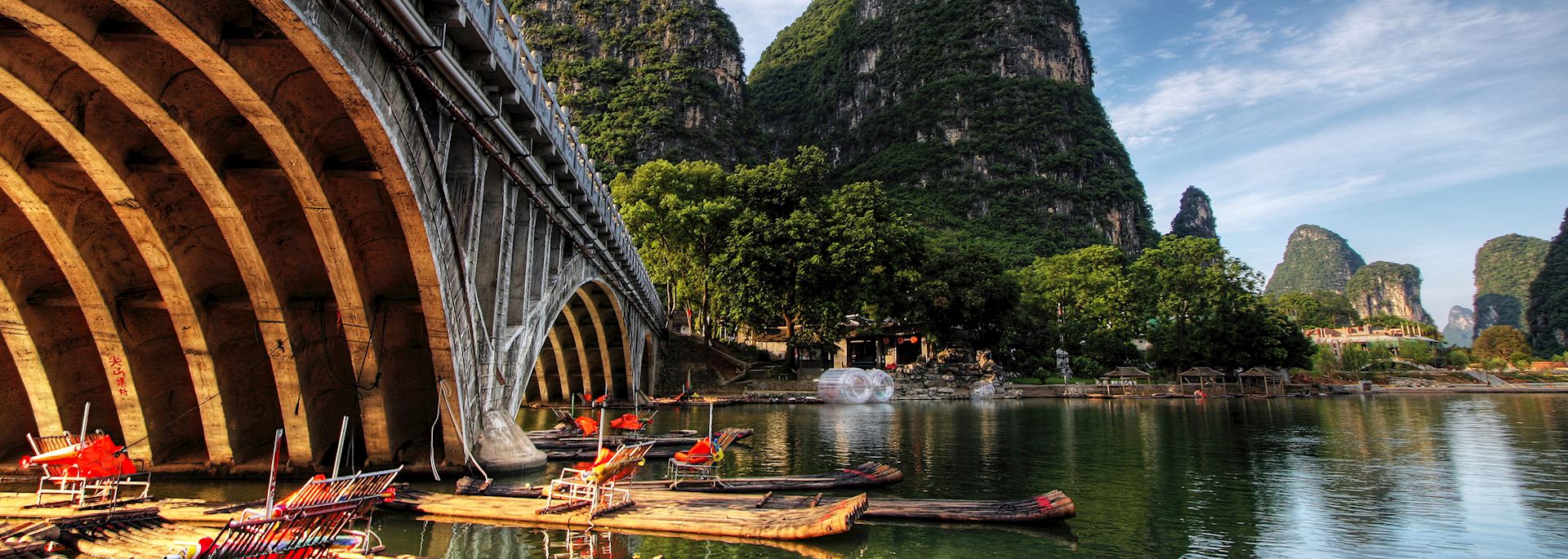 Mountain landscape in Yangshuo