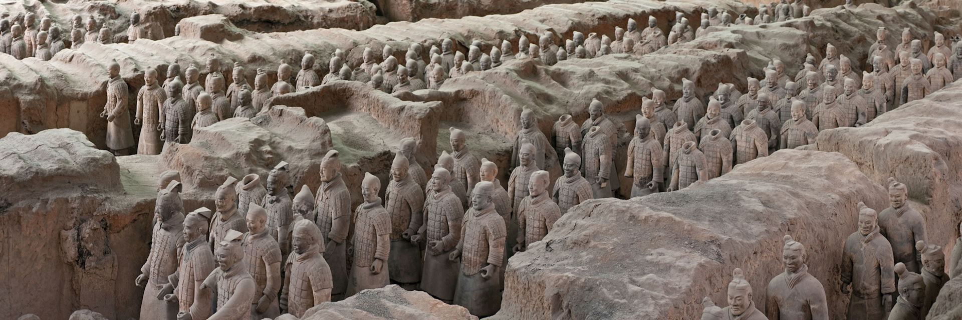 Terracotta warriors in Xian