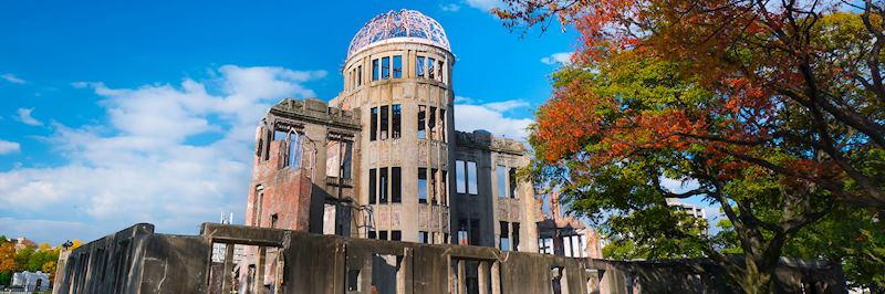 The Hiroshima Peace Memorial (Genbaku Dome) in Hiroshima