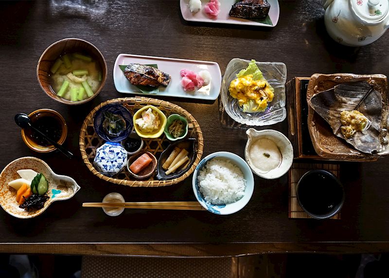Kaiseki style evening meal