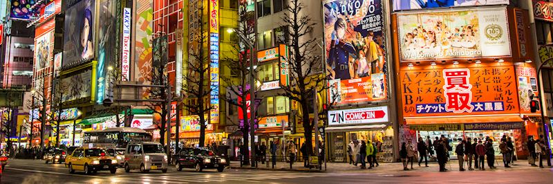 The bright lights of Tokyo