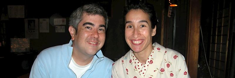 Duncan and his wife, Izumi — private guides in Kyoto