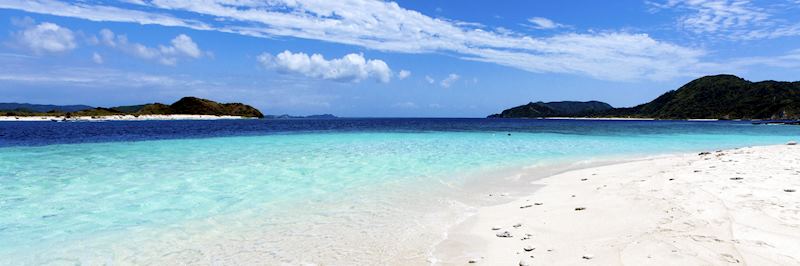 A deserted beach on Okinawa
