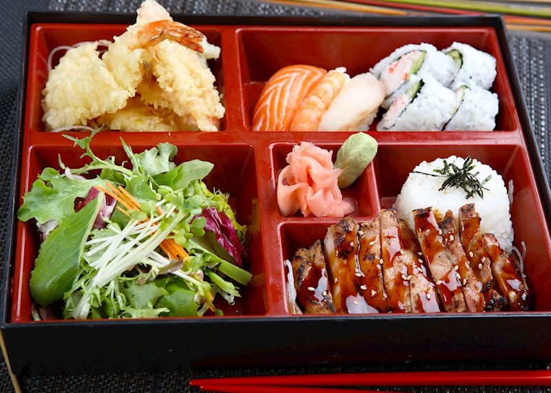 Teriyaki chicken bento box