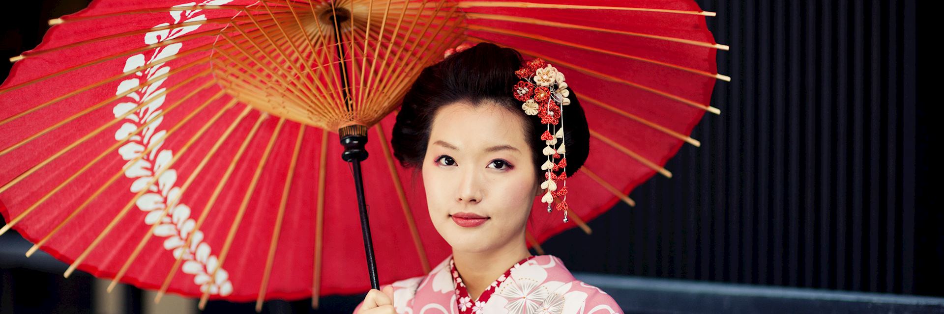 Japanese woman in traditional clothing