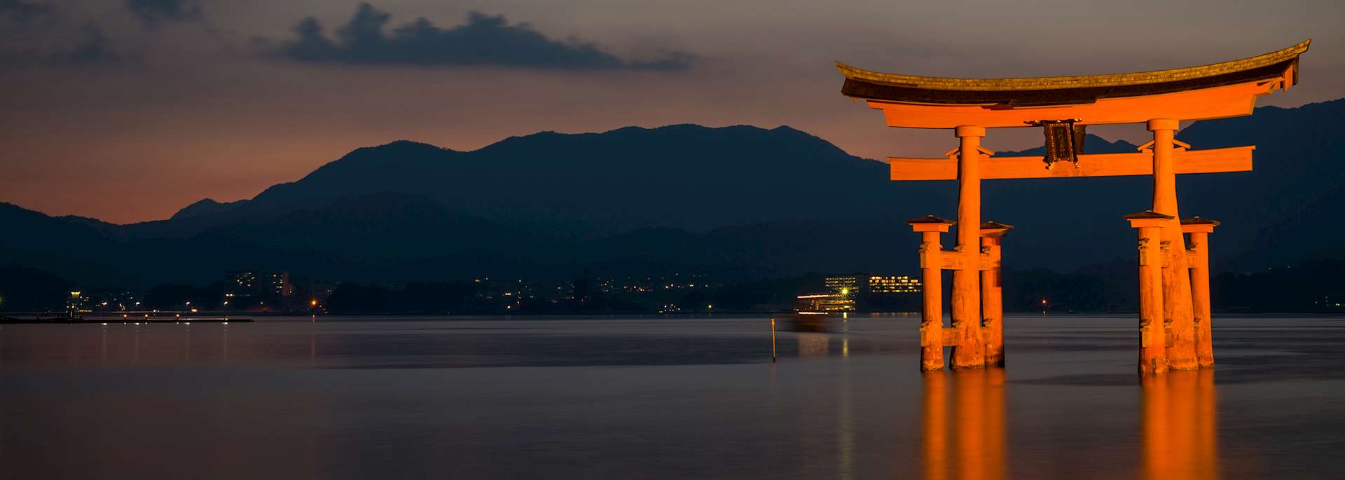 Floating torii gate at Miyajima Island
