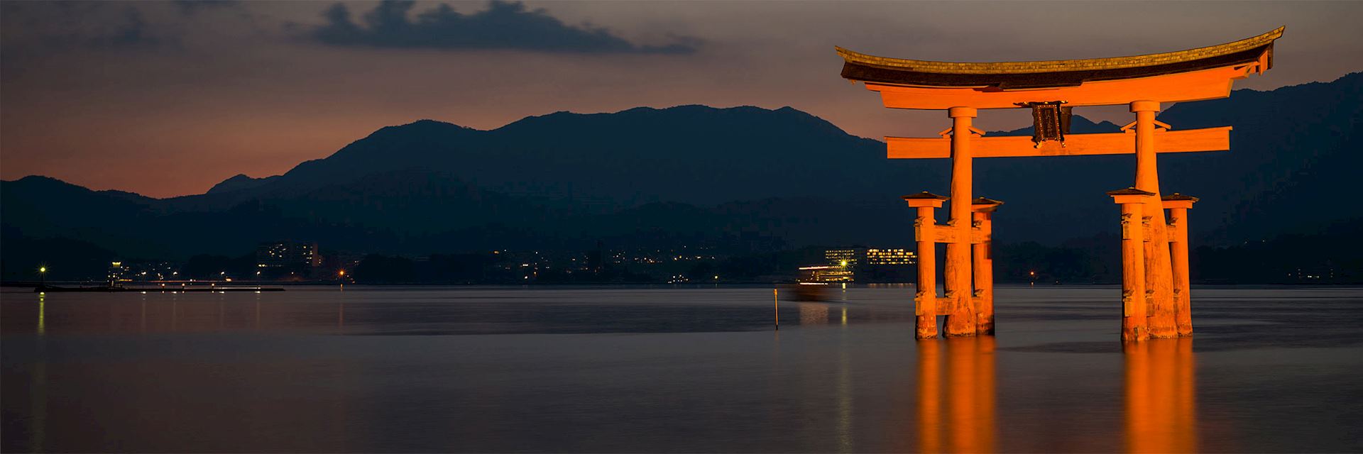 Floating torii gate at Miyajima Island