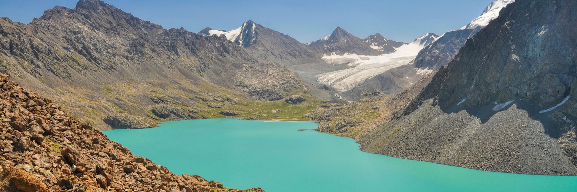 Lake in Kyrgyzstan