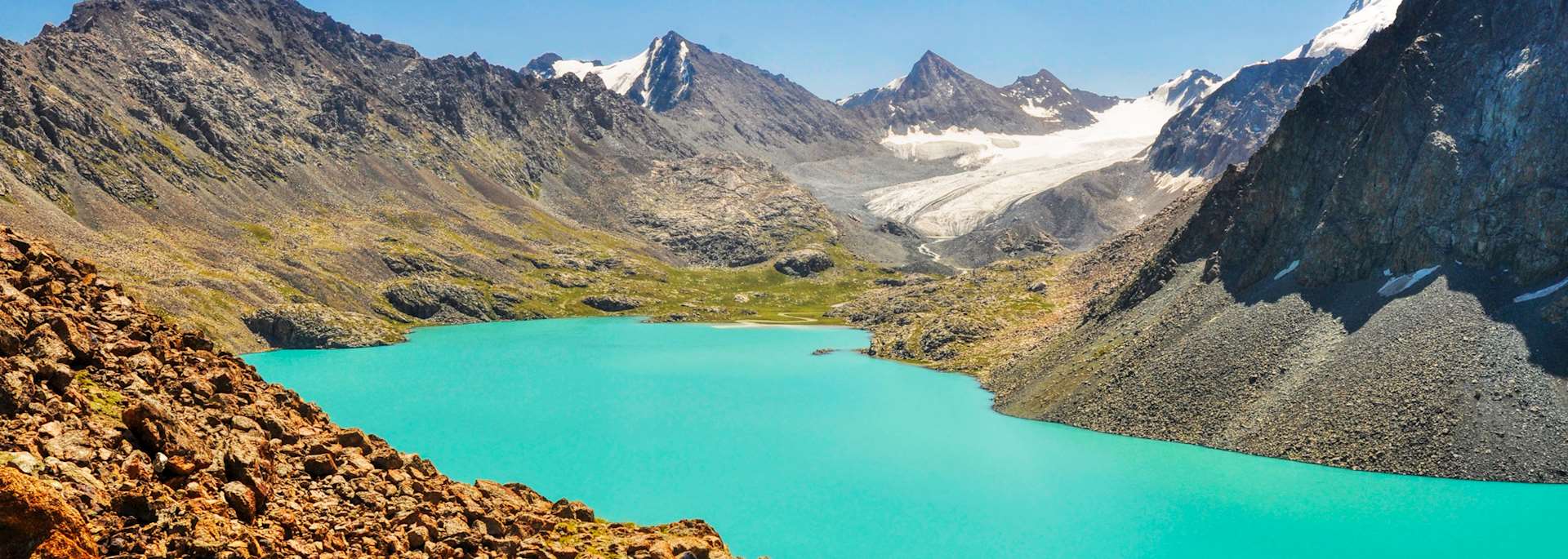 Lake in Kyrgyzstan