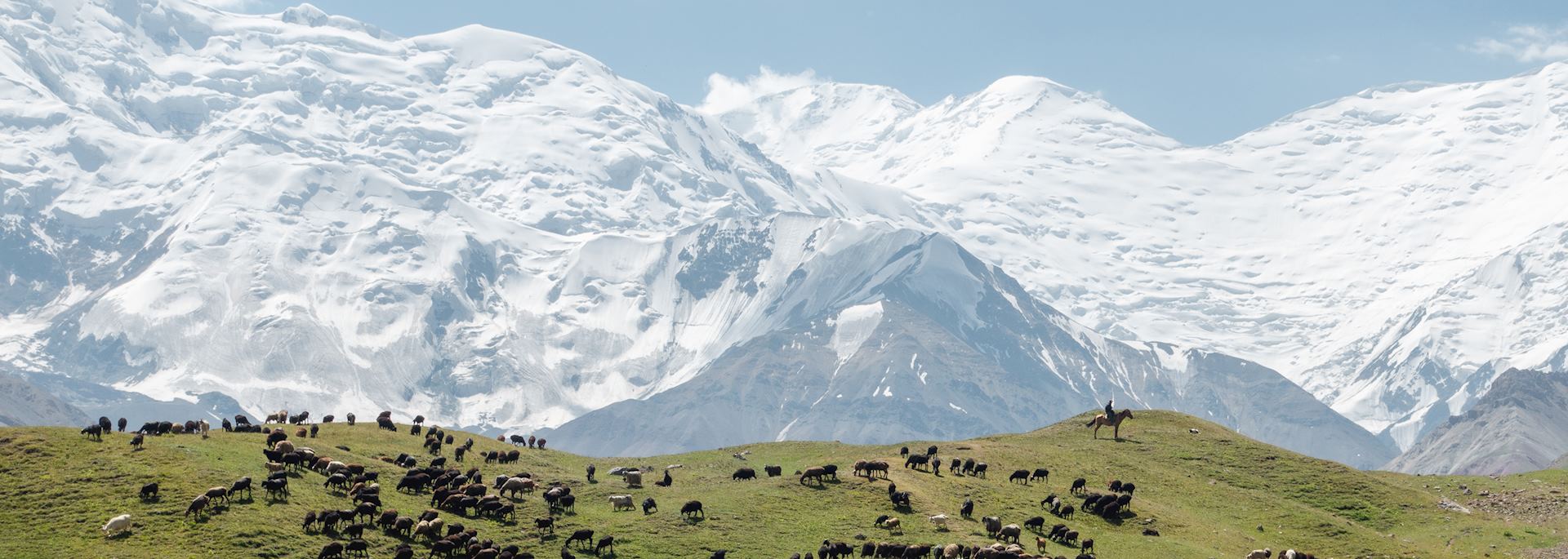 Pamir Mountains in the Osh region