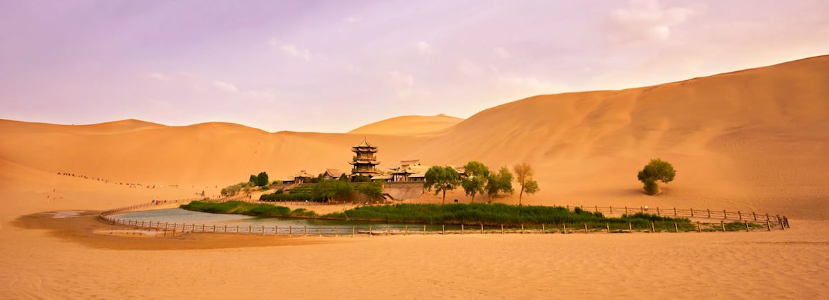 Crescent Lake, Dunhuang Crescent Lake, Dunhuang