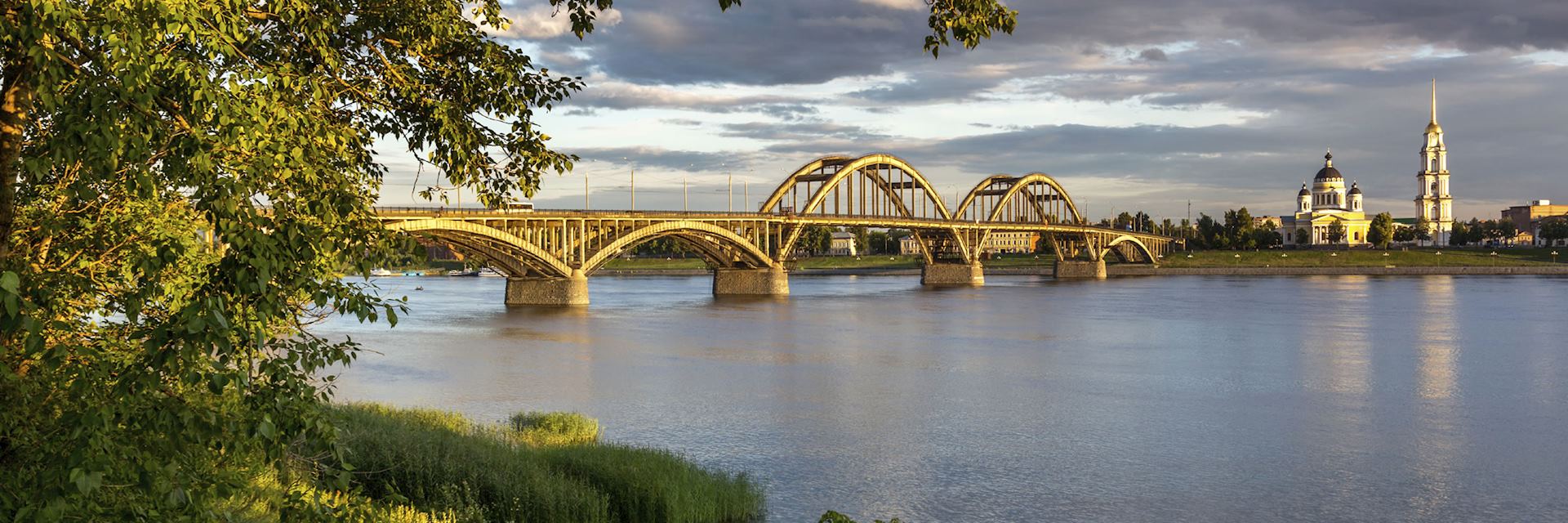Bridge over the Volga River