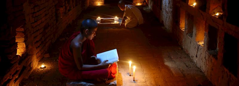Monk at prayer