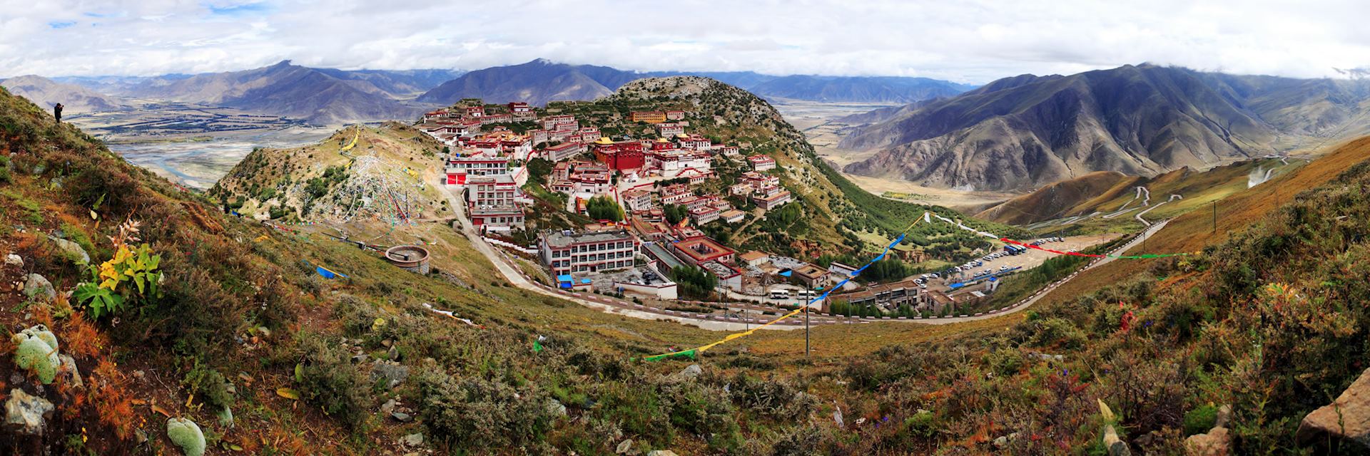 Ganden Monastery in Tibet