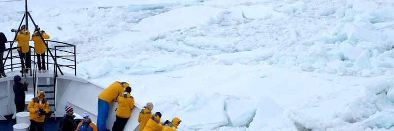 Sea ice encounter
