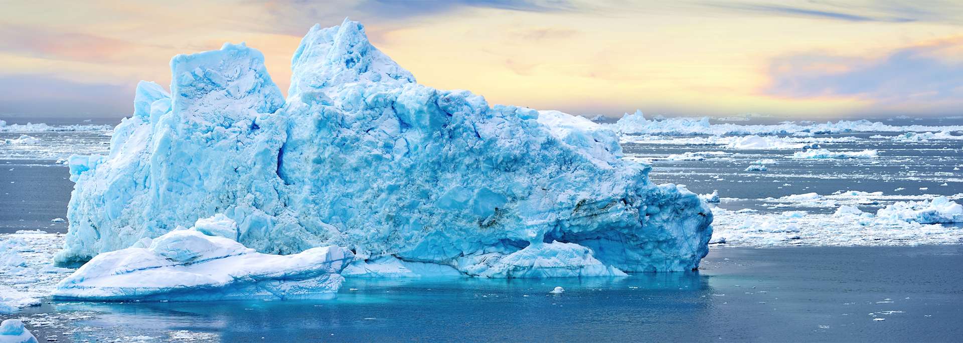 Ice formation in Greenland