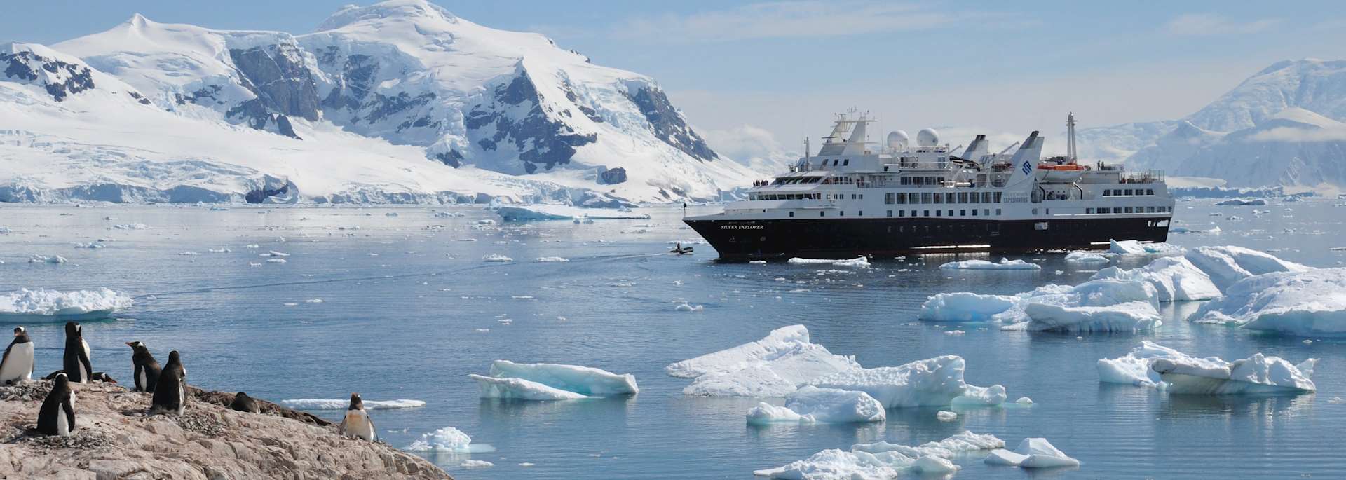 Silver Explorer in the Antarctic