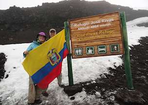 Ed and Claudia Damon in Ecuador