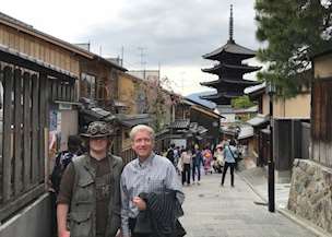 David and Kenneth Roy in Japan