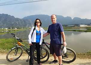 Jeanne and Douglas in Vietnam