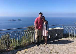 Brady and Chloe Sullivan in Italy