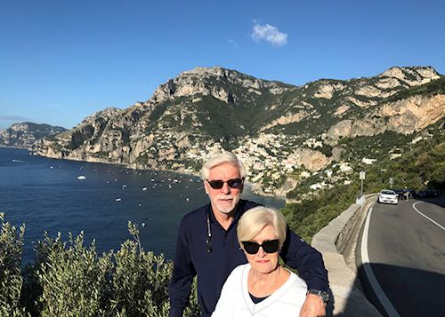 Diane and John Peavy in Italy