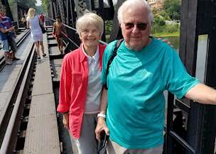 Peter and Lynn in Thailand