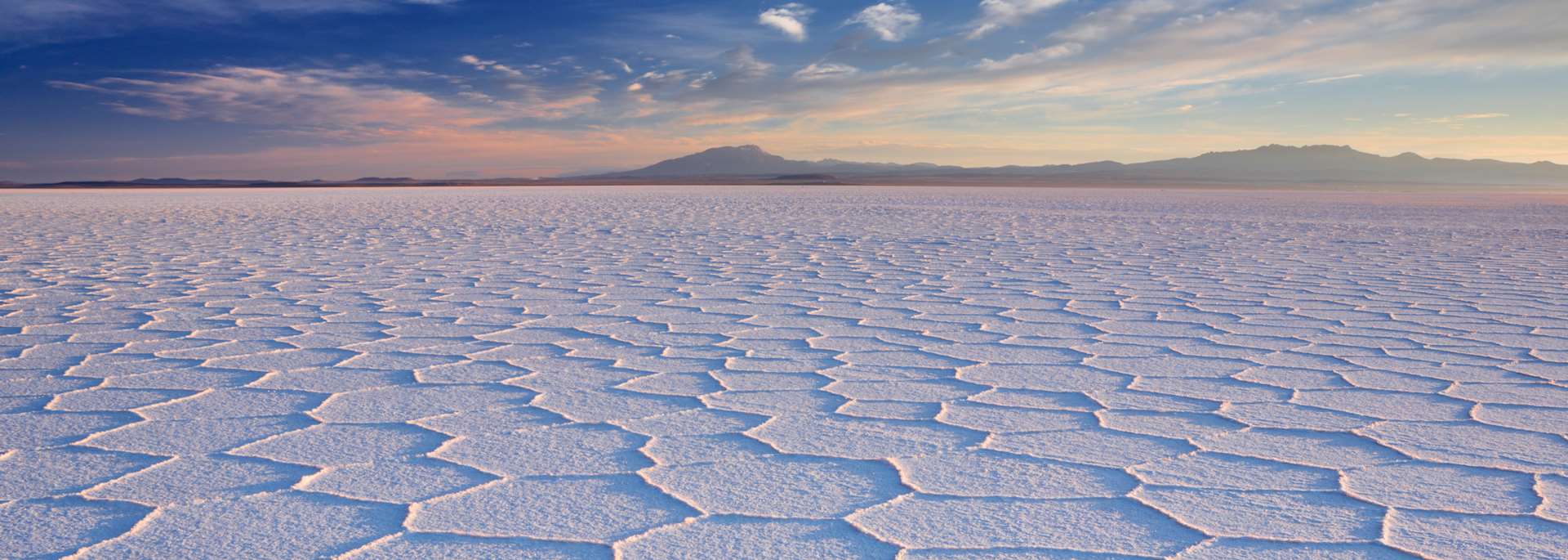 Sunrise over Salar de Uyuni