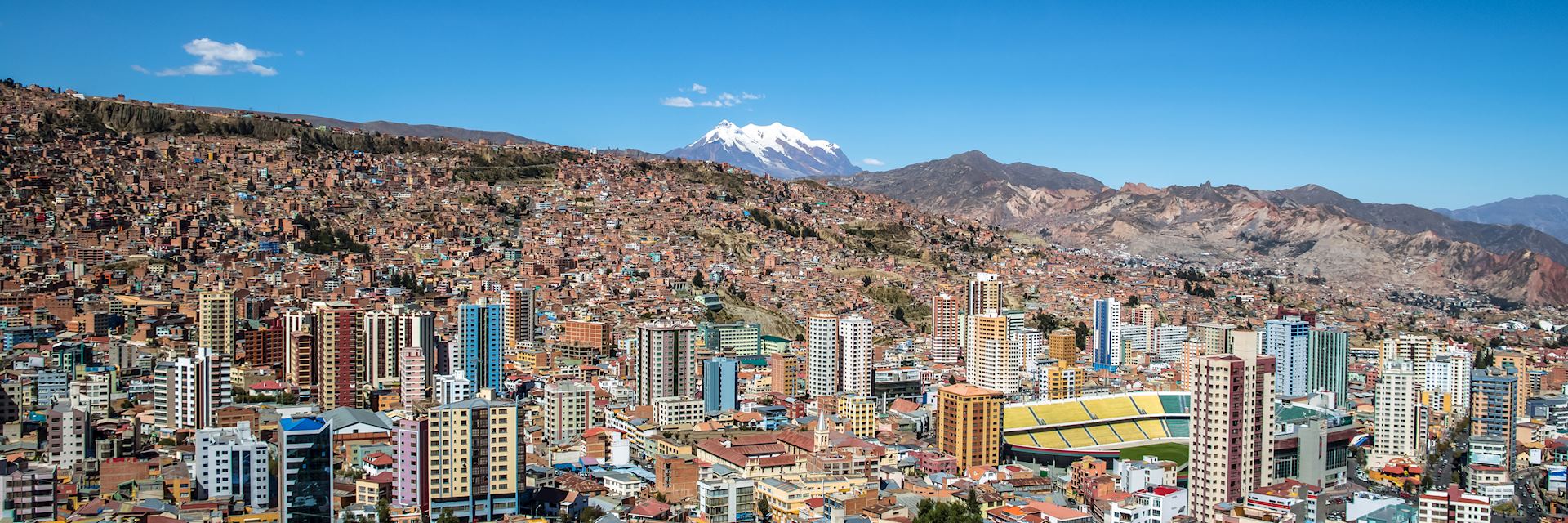 Aerial view of La Paz
