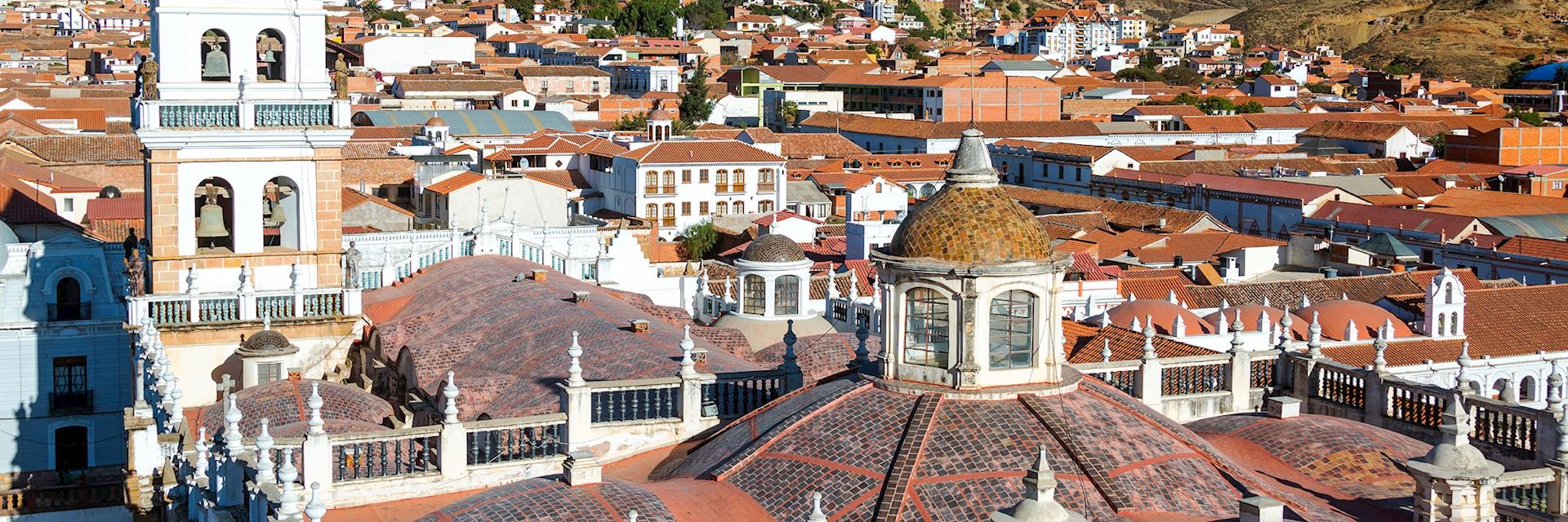View over the UNESCO World Heritage Site of Sucre
