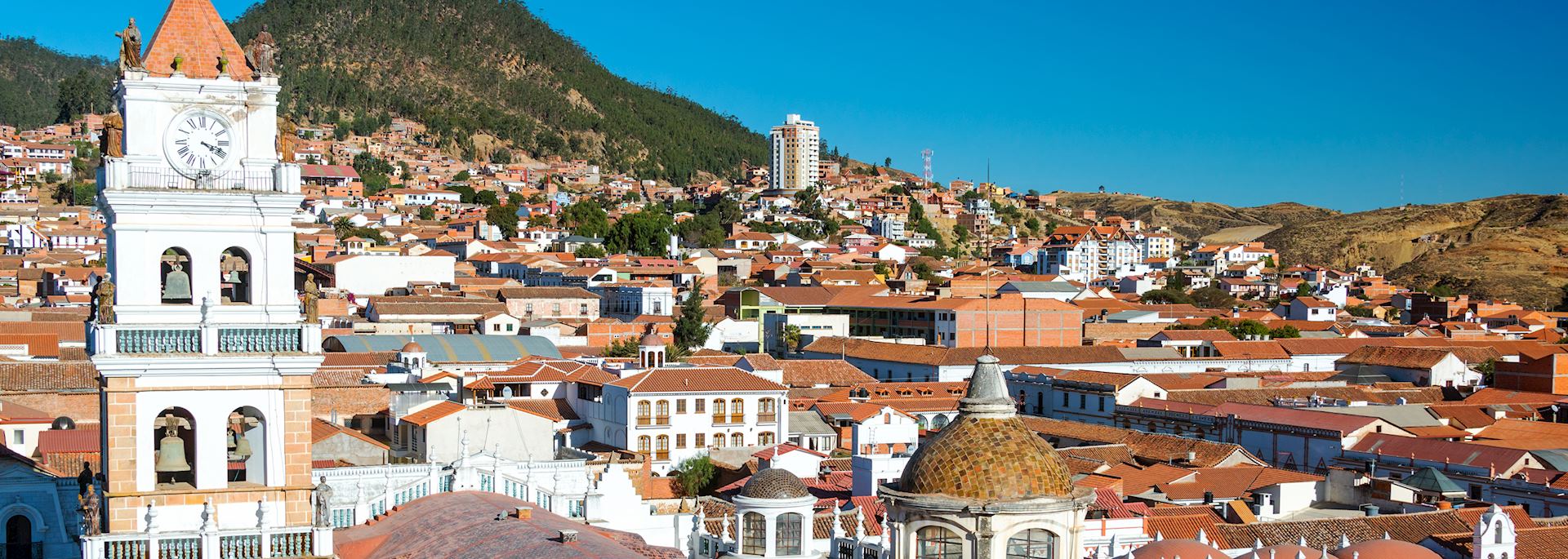 View over the UNESCO World Heritage Site of Sucre