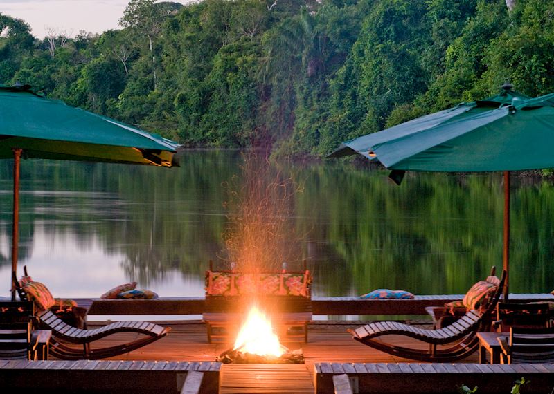 Floating deck, Cristalino Jungle Lodge (© Luis Gomes)