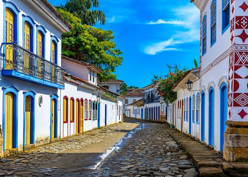 Cobbled street, Paraty