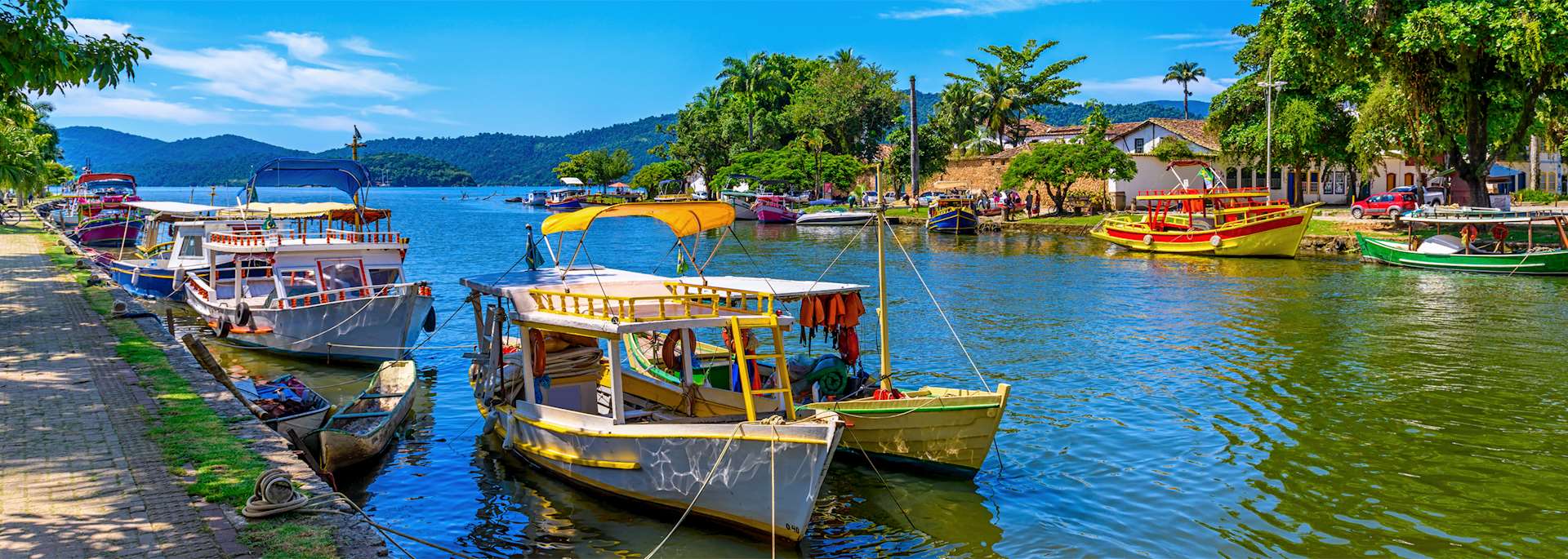 Boats in Paraty, Green Coast