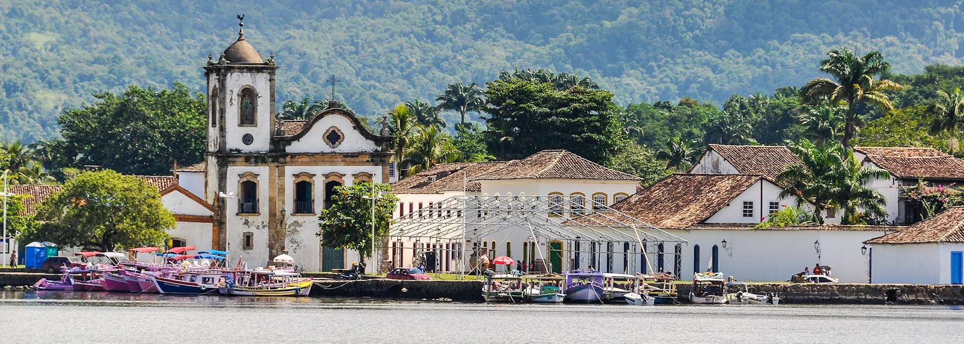The town of Paraty along the Green Coast