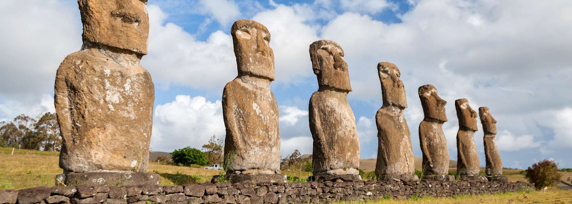 Moai at Ahu Akivi